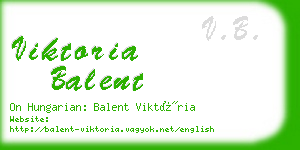 viktoria balent business card